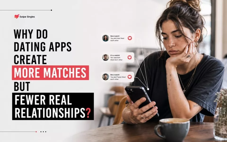 Why dating apps create more matches but fewer real relationships.