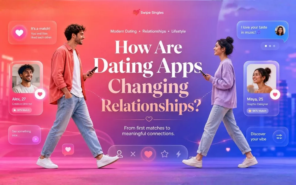 How dating apps are changing relationships by helping singles build meaningful connections and lasting partnerships.